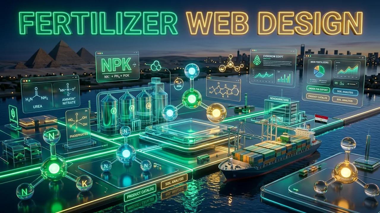 تصميم مواقع شركات الأسمدة
