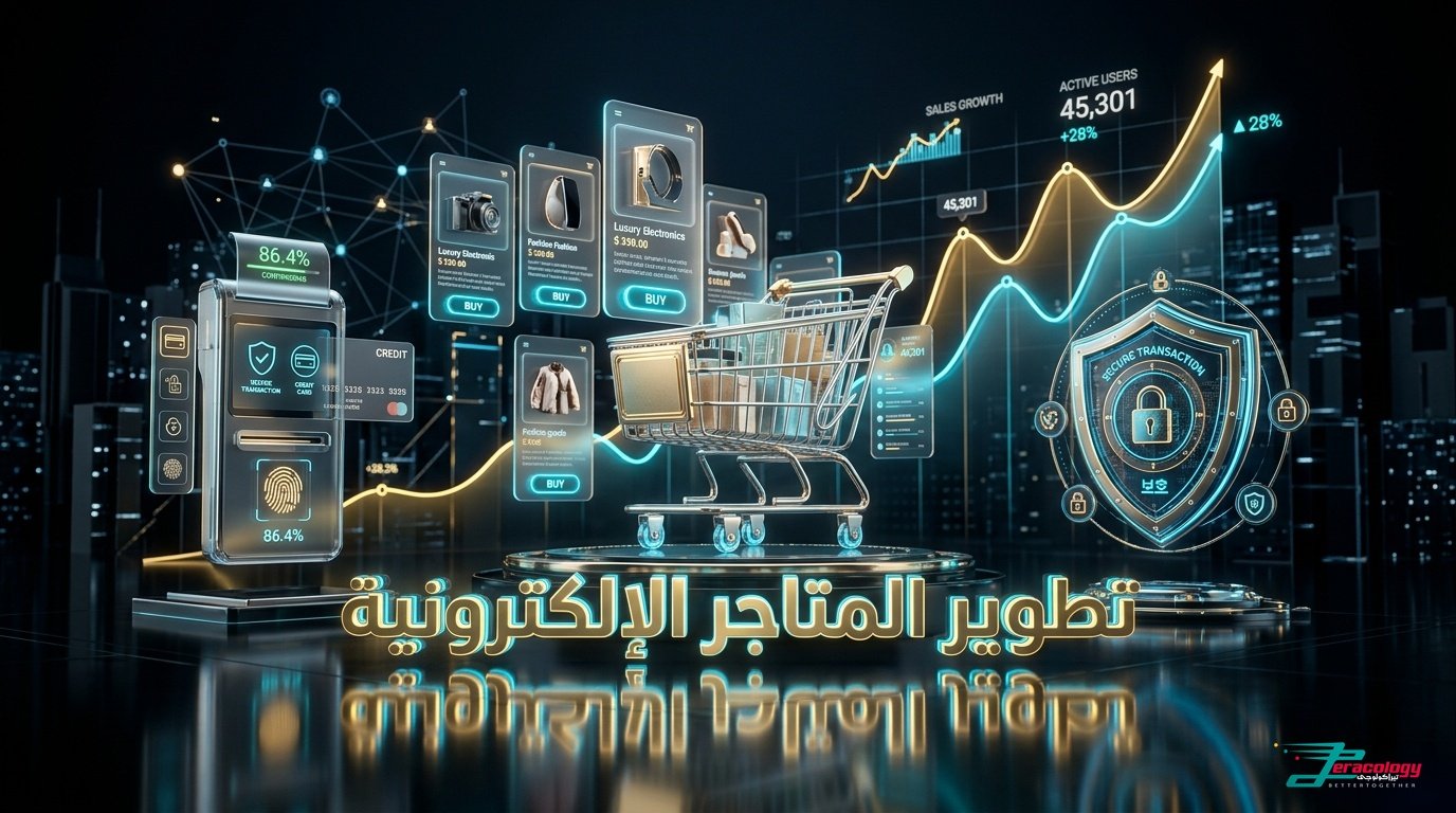 تطوير المتاجر الإلكترونية